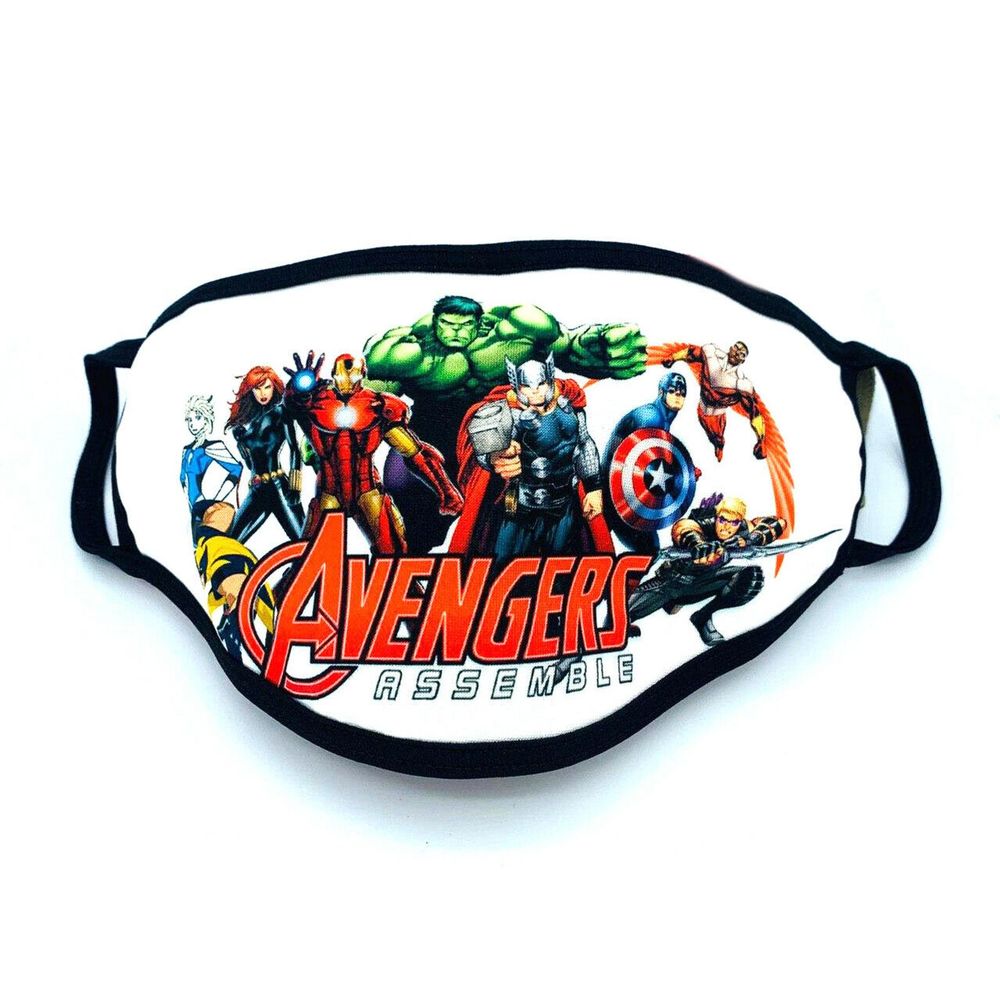 Kids Size Marvel Avengers Face Mask